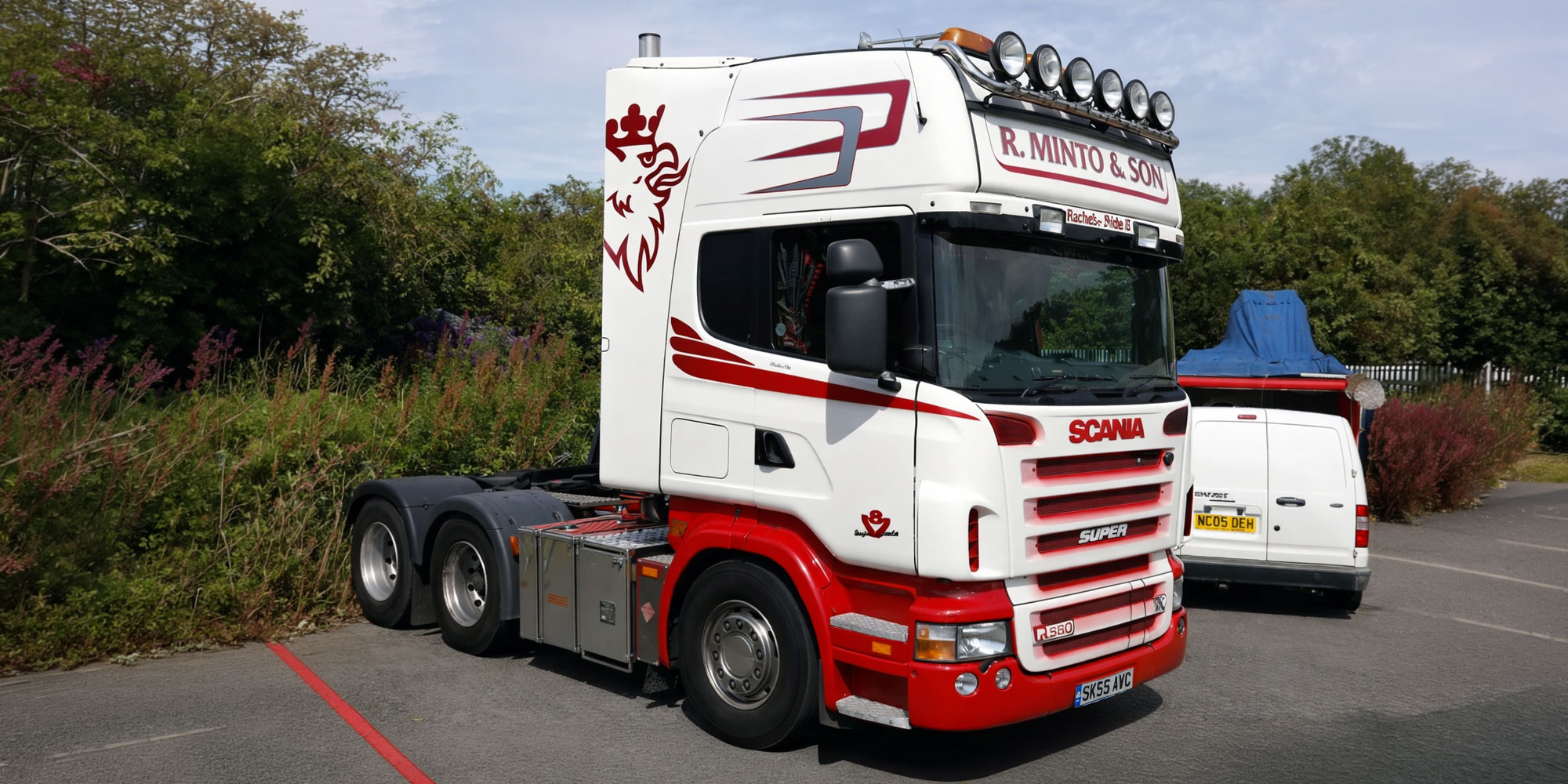 R Minto Scania Cab Lorry truck graphics