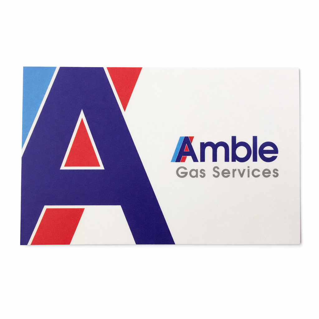 Amble Gas Services Business Card Van inspiration