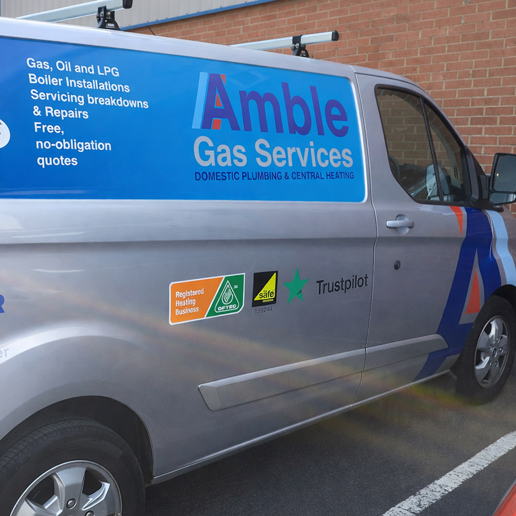 Gas Van drivers side graphics
