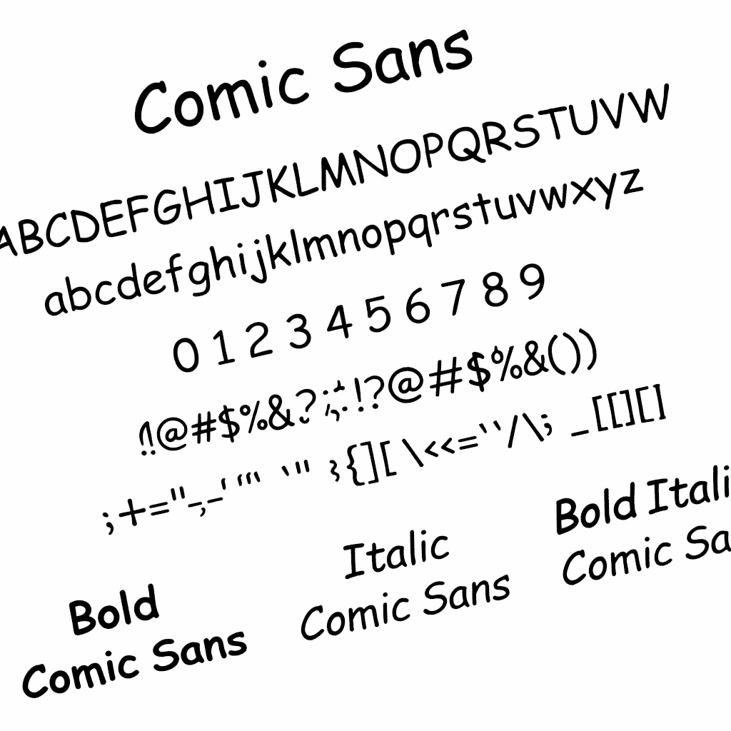 Comic Sans Font