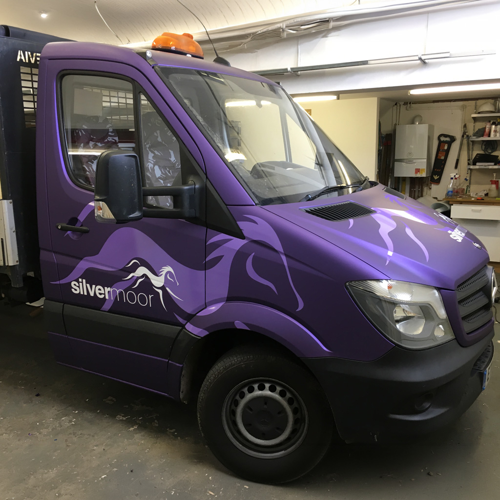 Purple Merc Sprinter Vinyl Wrap