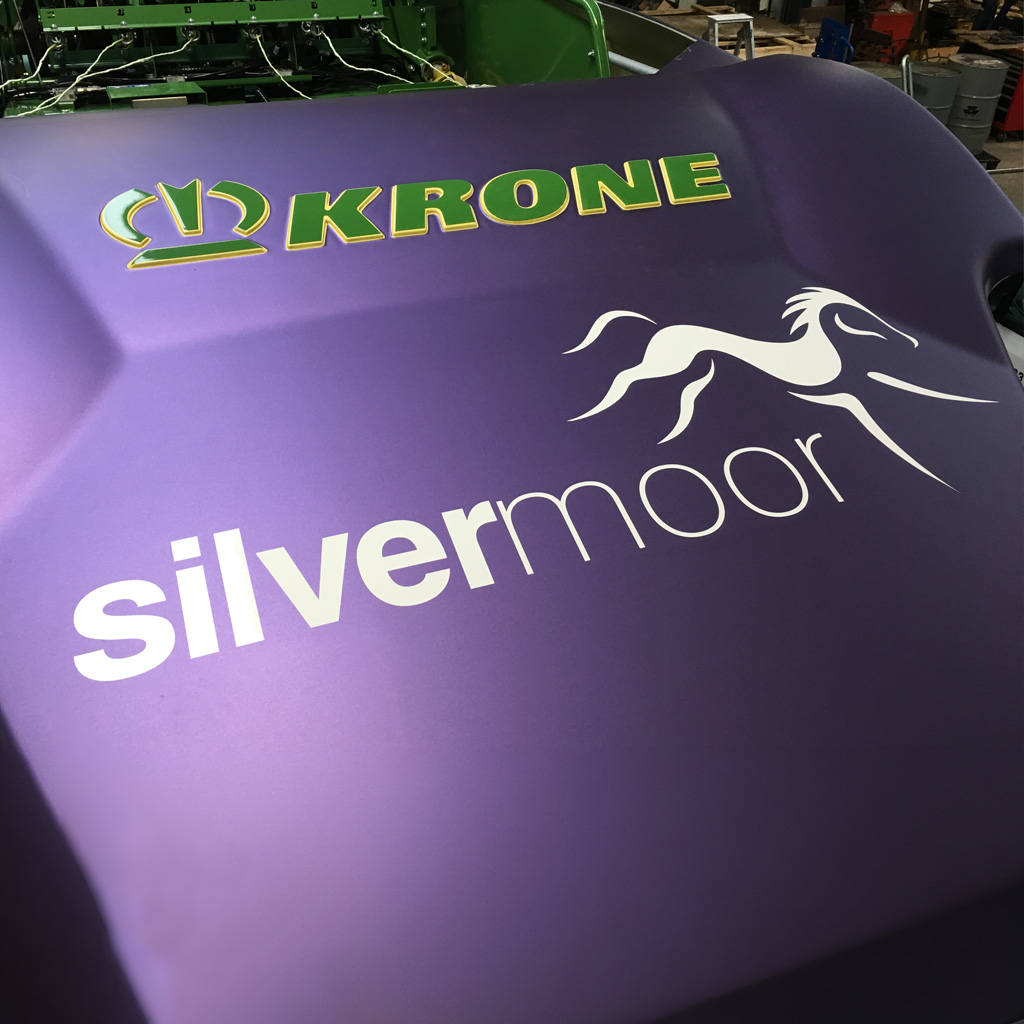 Purple vinyl wrap for SIlvermoor