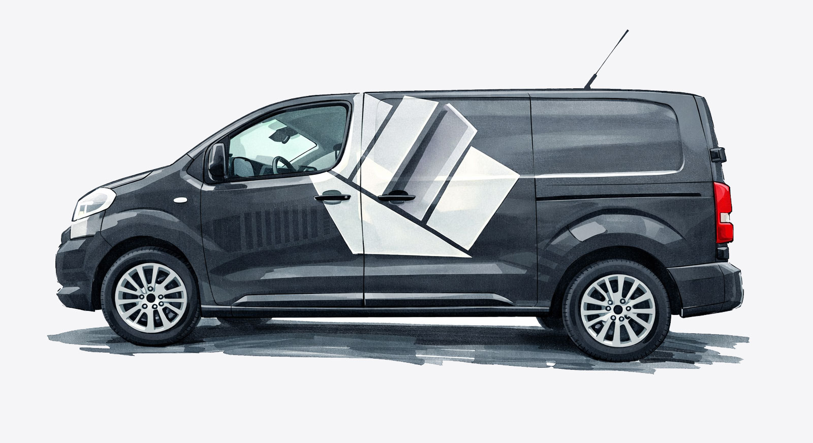 Rough concept for Van LIvery