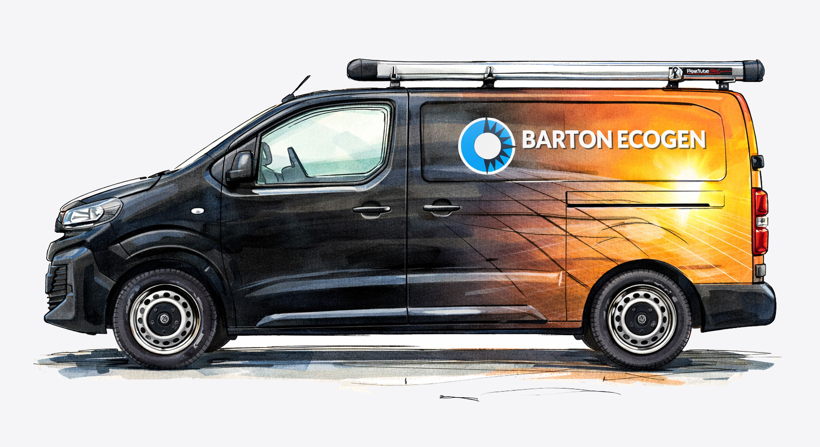 Designing te Renewable Energy Van Wrap