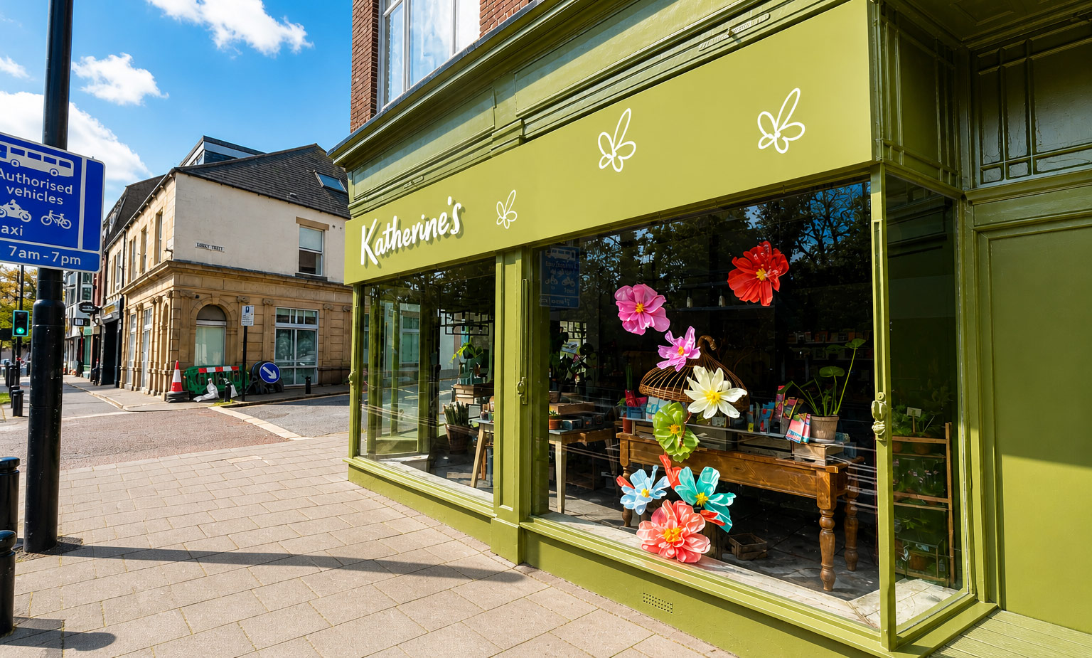 Katherines Florist Shop Sign